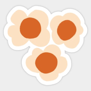 Popcorn Daisies Sticker